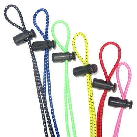 Kemp Swim Goggle Bungee Cords - Pink/White 14-004-PNK/WHI